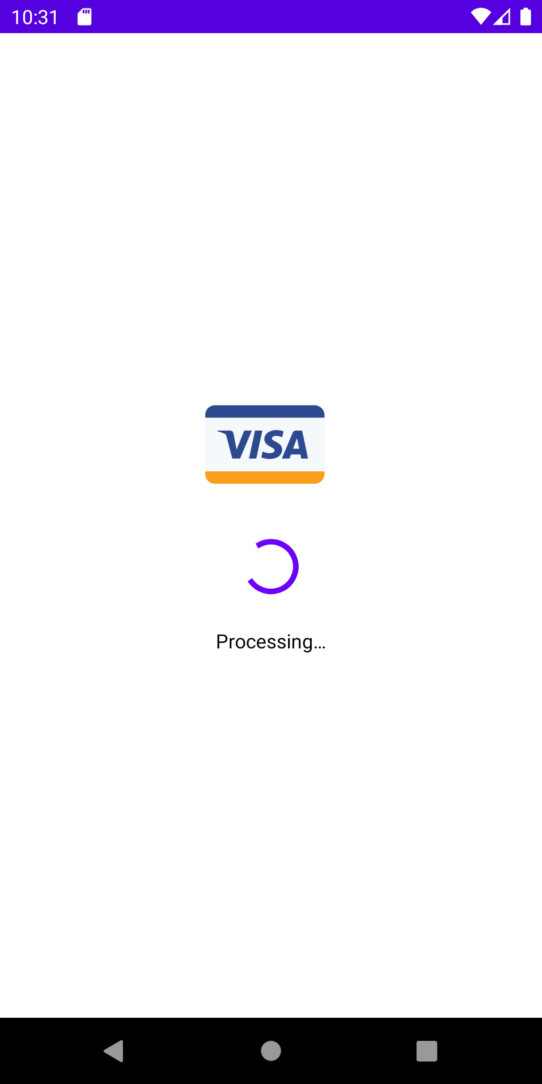 3D Secure verification prompt