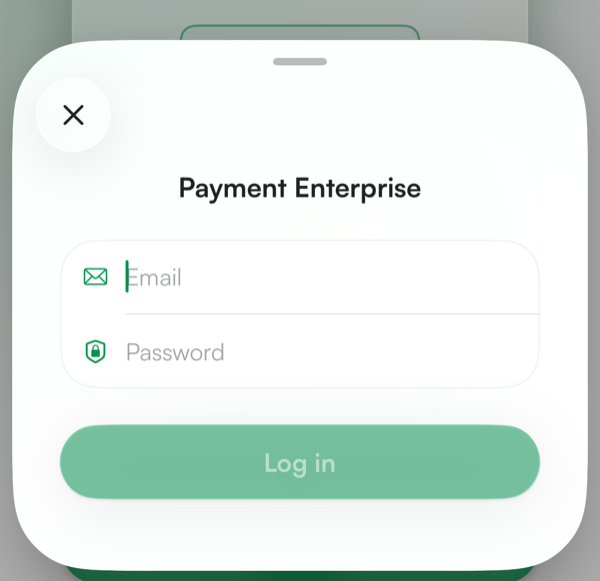 Prisijungimas prie „Payment Enterprise“: el. pašto adresas, slaptažodis ir prisijungimas